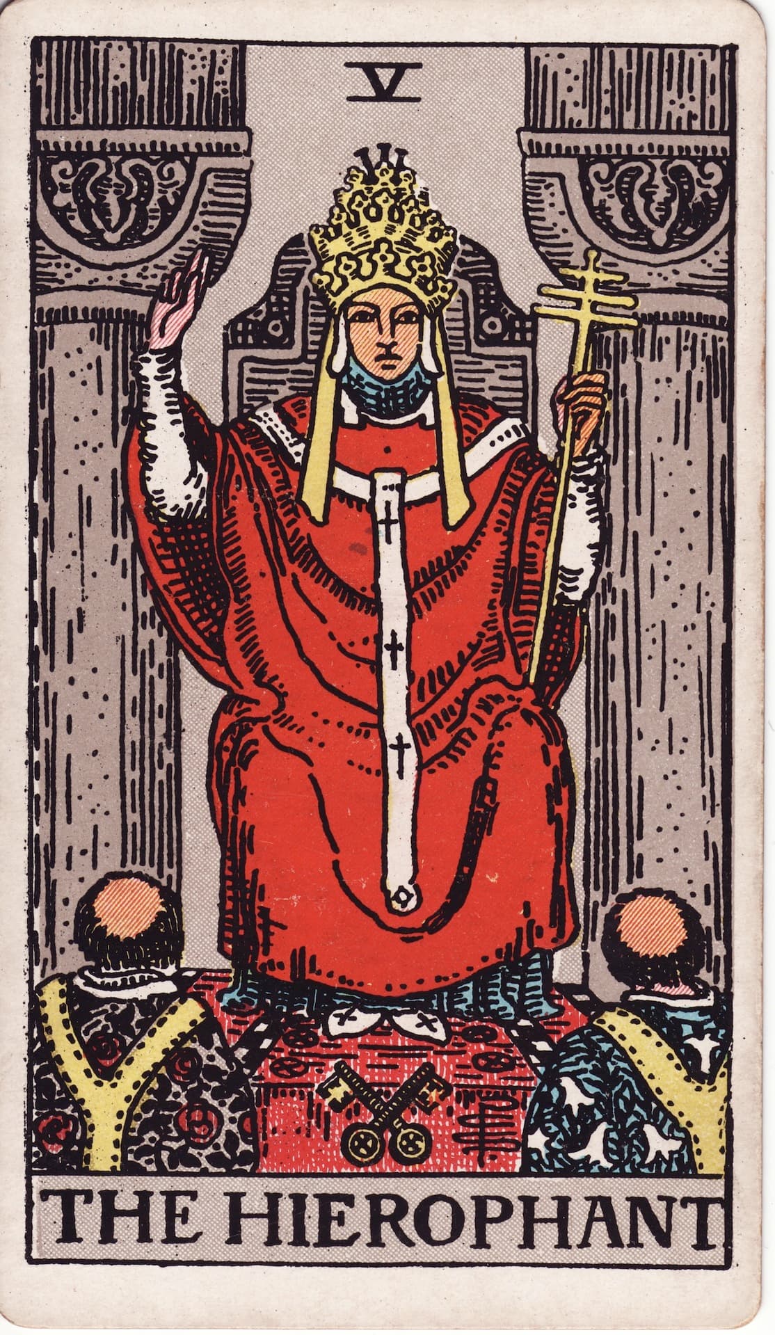The Hierophant tarot card